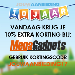 Korting bij MegaGadgets