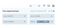 Filteren & sorteren