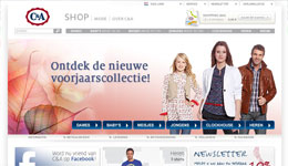 C&A.nl screenshot