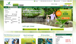 CenterParcs.nl screenshot