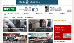 Metronieuws.nl screenshot