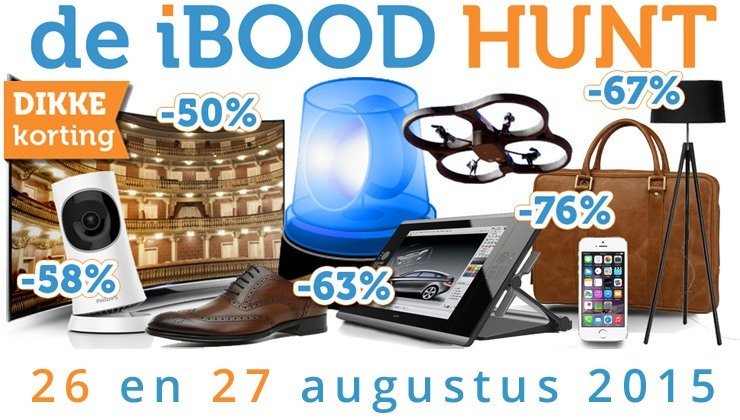 26 en 27 augustus: iBOOD Hunt!