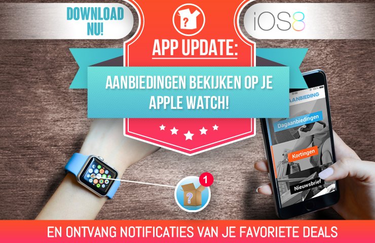 Download de nieuwe iOS app van JouwAanbieding