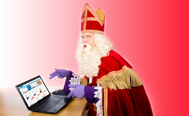 Sinterklaas koopt vaker cadeautjes online