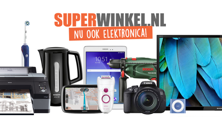 Nu ook elektronica bij Superwinkel.nl!