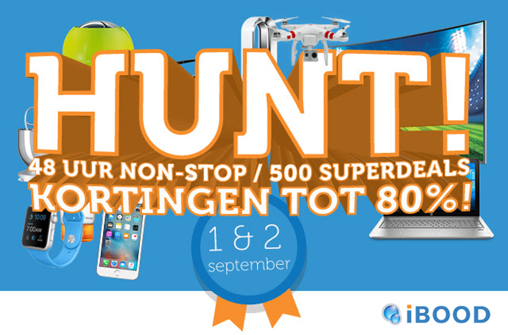 1 & 2 september 2016: iBOOD Hunt!