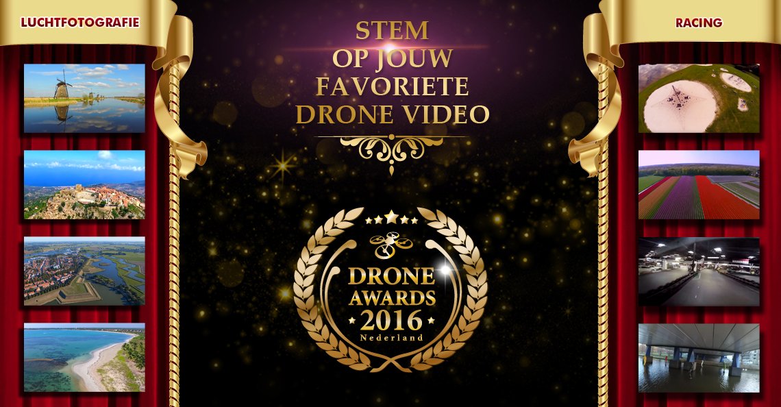 Nominaties Drone Awards 2016 bekend!