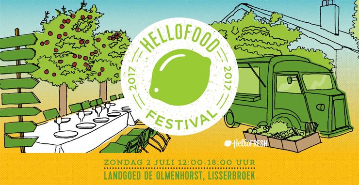 HelloFresh viert 5 jaar met HelloFood festival!