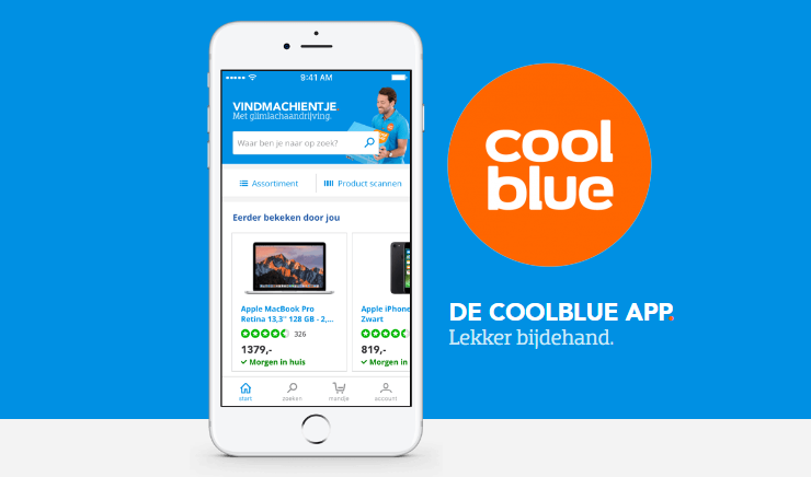 Coolblue lanceert app!
