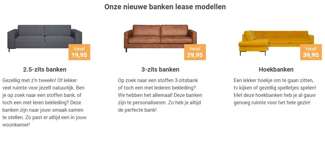 - Lease je bij Dekbed Discounter